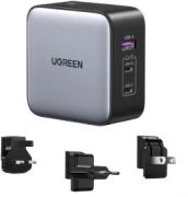 UGREEN Nexode 65W GaN USB-C Travel Charger 3-Ports (90409) UGREEN Nexode 65W GaN USB-C Travel Charger 3-Ports (90409)