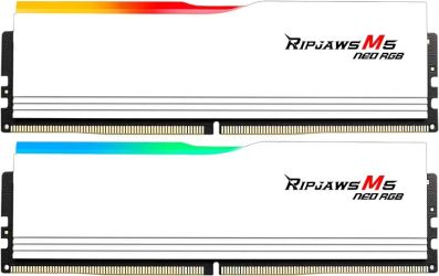 G.Skill Ripjaws M5 Neo RGB DDR5-6000 32GB Kit (F5-6000J2836G16GX2-RM5NRW) G.Skill Ripjaws M5 Neo RGB DDR5-6000 32GB Kit (F5-6000J2836G16GX2-RM5NRW)