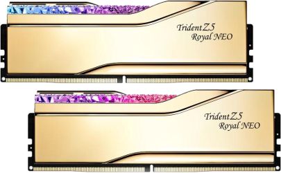 G.Skill Trident Z5 Royal Neo DDR5-6400 32GB Kit (F5-6400J3039G16GX2-TR5NG) G.Skill Trident Z5 Royal Neo DDR5-6400 32GB Kit (F5-6400J3039G16GX2-TR5NG)