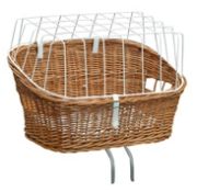 Aumüller Hunde-Fahrradkorb mit Schutzgitter L 53 x B 35 x H 43 cm Aumüller Hunde-Fahrradkorb mit Schutzgitter L 53 x B 35 x H 43 cm