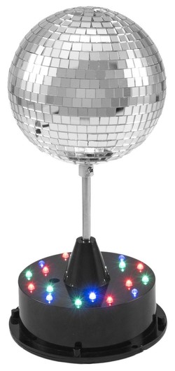Eurolite LED Spiegelkugel 13cm mit Standfuß Eurolite LED Spiegelkugel 13cm mit Standfuß