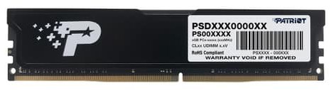 Patriot Memory Signature Line DDR4-2400 4GB (PSD44G240081) Patriot Memory Signature Line DDR4-2400 4GB (PSD44G240081)