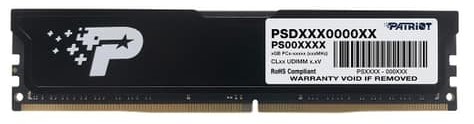 Patriot Memory Signature Line DDR4-3200 64GB Kit (PSD464G3200K) Patriot Memory Signature Line DDR4-3200 64GB Kit (PSD464G3200K)