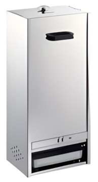 Peetz Edelstahl-Räucherofen mit Schieber (63009) Peetz Edelstahl-Räucherofen mit Schieber (63009)