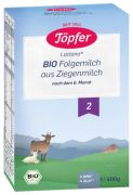 Töpfer Bio Folgemilch aus Ziegenmilch 2 400 g Töpfer Bio Folgemilch aus Ziegenmilch 2 400 g