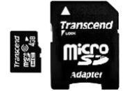 Speichermedium Transcend Transcend microSDHC Class 6 4GB (TS4GUSDHC6)