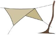 Camping + Outdoor Vaude Vaude Wing Tarp TC