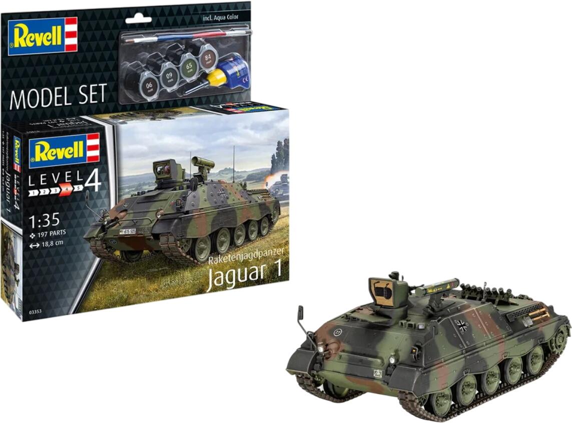 Revell Model Set Raketenjagdpanzer Jaguar 1 (63353) Revell Model Set Raketenjagdpanzer Jaguar 1 (63353)