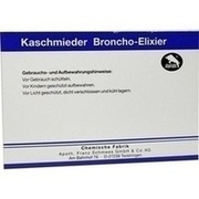 KASCHMIEDER BRONCHO ELIXIER VETERINAER . 6 X 18 ML KASCHMIEDER BRONCHO ELIXIER VETERINAER . 6 X 18 ML