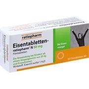 Ratiopharm EISENTABL N MG 50 FILMTABL ST Ratiopharm EISENTABL N MG 50 FILMTABL ST