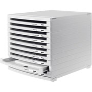 Schubladenbox Han 1510-0-11 Contur,A4, 10 Fächer offen, grau/grau Schubladenbox Han 1510-0-11 Contur,A4, 10 Fächer offen, grau/grau