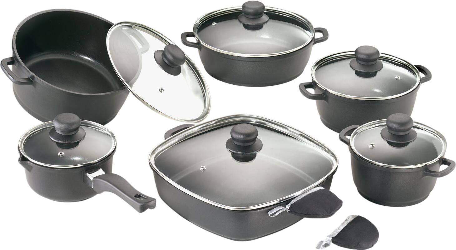Karcher Aluguss Kochtopf-Set, 12-tlg. (112914) Karcher Aluguss Kochtopf-Set, 12-tlg. (112914)