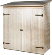 WEKA Garten-/Terrassenschrank 361 Gr. 2 Doppeltür natur