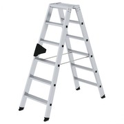 Günzburger Stufenstehleiter Alu. 6Stufen 8,9kg 2seitig Leiter-H.1390mm Trgf150kg/Stufe Günzburger Stufenstehleiter Alu. 6Stufen 8,9kg 2seitig Leiter-H.1390mm Trgf150kg/Stufe