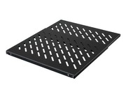 Rittal 19" Fachboden, tiefenvariabel für TS IT, L-Profilschienen, 19"-Montagerahmen, Schwarz RAL9005 Rittal 19" Fachboden, tiefenvariabel für TS IT, L-Profilschienen, 19"-Montagerahmen, Schwarz RAL9005
