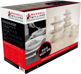Maxwell & Williams P208 Round White Basics Kaffee- und Tafelset 30-tlg.