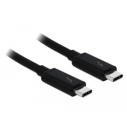 Delock Thunderbolt 3 (20 Gb/s) USB-C Kabel Stecker zu Stecker passiv 1,0 m (84845) Delock Thunderbolt 3 (20 Gb/s) USB-C Kabel Stecker zu Stecker passiv 1,0 m (84845)