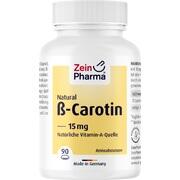 ZeinPharma Beta Carotin Natural 15 mg Kapseln 90 Stk. ZeinPharma Beta Carotin Natural 15 mg Kapseln 90 Stk.