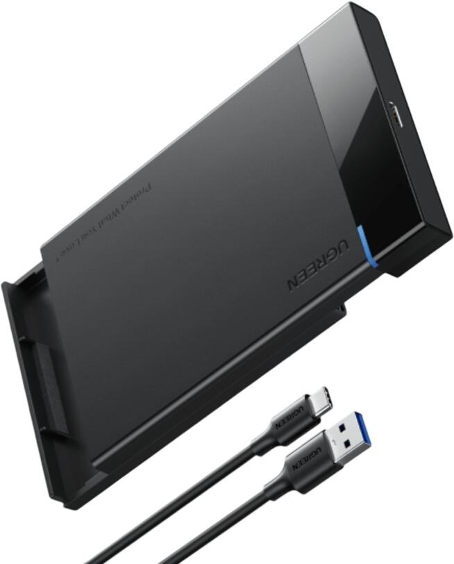UGREEN Festplattengehäuse 2,5 Zoll USB C 3.1 Gen 2 auf SATA III bis zu 6 Gbps (50743) UGREEN Festplattengehäuse 2,5 Zoll USB C 3.1 Gen 2 auf SATA III bis zu 6 Gbps (50743)