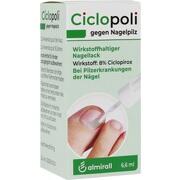 Almirall Hermal Ciclopoli gegen Nagelpilz wirkstoffh. Nagellack 6,6 ml Almirall Hermal Ciclopoli gegen Nagelpilz wirkstoffh. Nagellack 6,6 ml