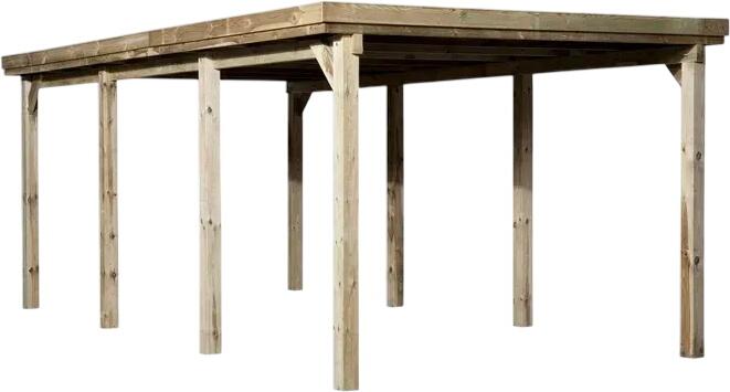 WEKA Carport 617 ohne Dachplatten Gr. 2 WEKA Carport 617 ohne Dachplatten Gr. 2
