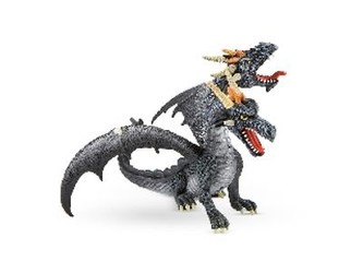 Bullyland Drache mit 2 Köpfen schwarz (75597) Bullyland Drache mit 2 Köpfen schwarz (75597)
