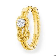 Thomas Sabo Einzel Creole Seil mit Knoten gold (CR695-414-14) Thomas Sabo Einzel Creole Seil mit Knoten gold (CR695-414-14)
