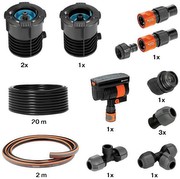 Gardena Komplett-Set Pipeline Viereckregner (8274-34) Gardena Komplett-Set Pipeline Viereckregner (8274-34)