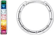Thomas Sabo Creolen bunte Steine Pavé silber (CR668-477-7)