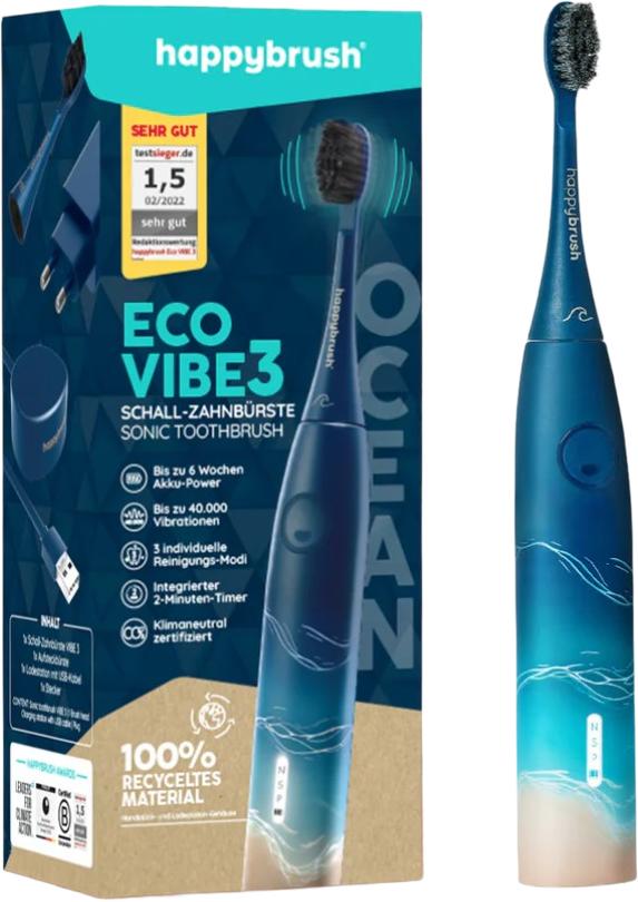 Happybrush Eco Vibe 3 Ocean - Set S