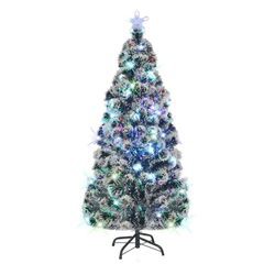 vidaXL Künstlicher Weihnachtsbaum mit Ständer/LED Fiberoptik 180 cm vidaXL Künstlicher Weihnachtsbaum mit Ständer/LED Fiberoptik 180 cm