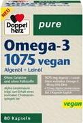 Doppelherz pure Omega-3 1075 vegan Kapseln 80 Stk. Doppelherz pure Omega-3 1075 vegan Kapseln 80 Stk.