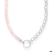 Thomas Sabo Charm-Kette mit Rosenquarz-Beads (KE2188-034-9) Thomas Sabo Charm-Kette mit Rosenquarz-Beads (KE2188-034-9)