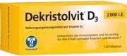 Hübner Naturarzneimittel Dekristolvit D3 2000 I.E. Tabletten 120 Stk. Hübner Naturarzneimittel Dekristolvit D3 2000 I.E. Tabletten 120 Stk.