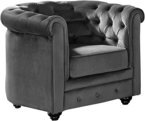Kauf-Unique Chesterfield Sessel Samt Kauf-Unique Chesterfield Sessel Samt