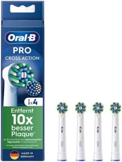 Oral-B Pro CrossAction Aufsteckbürsten 4 Stk. Oral-B Pro CrossAction Aufsteckbürsten 4 Stk.