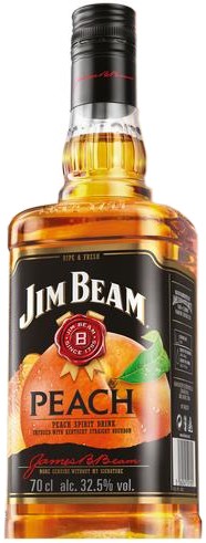 Jim Beam Peach Bourbon Whiskey 32.5% Vol. 700 ml