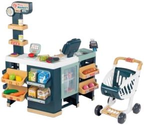 Smoby Maxi-Supermarkt mit Einkaufswagen (7600350242)