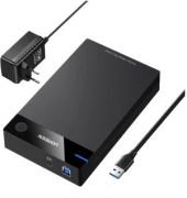 UGREEN Festplattengehäuse für 3.5" SATA SSD und HDD mit USB 3.0 (50422)