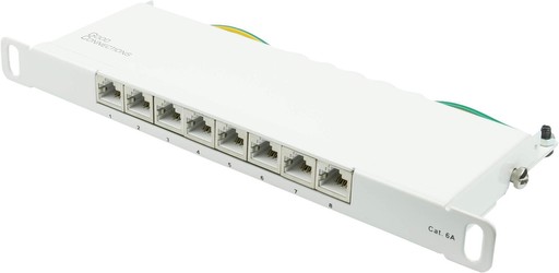 Good Connections Patch Panel 10" Cat. 6A 8-Port (GC-N0131)