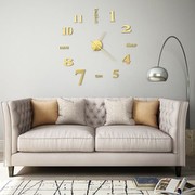 vidaXL 3D-Wanduhr Modernes Design 100 cm XXL (50638) vidaXL 3D-Wanduhr Modernes Design 100 cm XXL (50638)