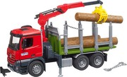 Bruder MB Arocs Holztransport LKW mit Ladekran, Greifer und 3 Baumstämmen (03669) Bruder MB Arocs Holztransport LKW mit Ladekran, Greifer und 3 Baumstämmen (03669)