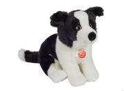 Hermann Teddy Border Collie Welpe sitzend 25 cm Hermann Teddy Border Collie Welpe sitzend 25 cm