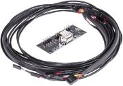 Alphacool Front I/O-Panel mit USB 2.0 und Kabelsatz für Servergehäuse (25054)