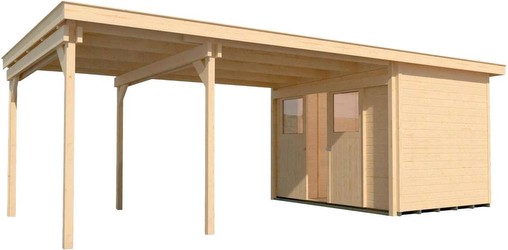 WEKA Gartenhaus 225 B Gr. 1 natur