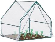 Relaxdays Folienfrühbeet PVC mit Tür (10039619)