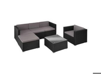 tectake Rattan Lounge Lignano (404786) tectake Rattan Lounge Lignano (404786)
