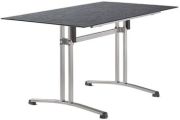 Sieger Gastro-Tisch mit Säulenklapp-Gestell 140 x 80 cm