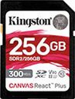 Kingston Canvas React Plus R300/W260 SDXC 256GB (SDR2/256GB)