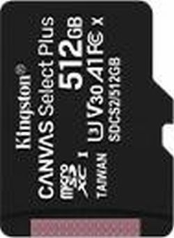 Kingston Canvas Select Plus R100/W85 microSDXC 512GB (SDCS2/512GBSP)
